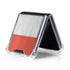 Distressed Austria Flag Galaxy Z Flip5 5G Clear Case